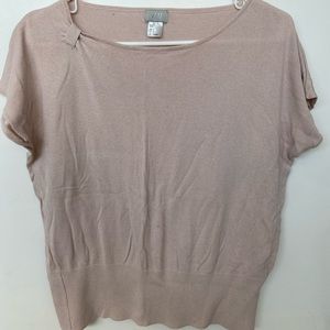 Short sleeve sweater shirt